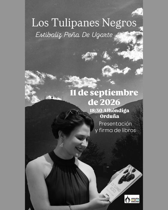 'Los tulipanes negros' liburuaren aurkezpena