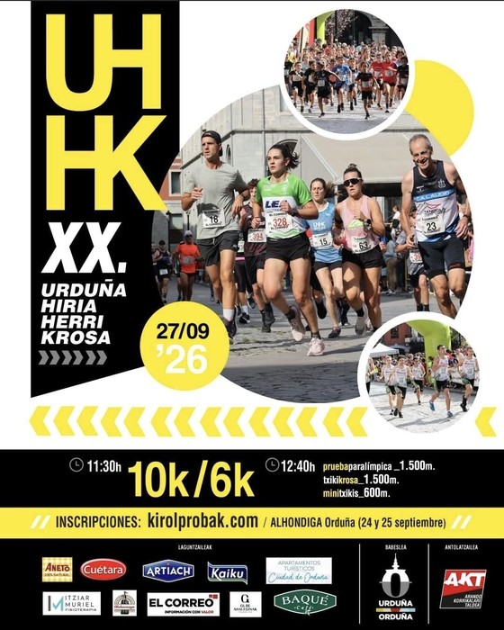 Urduña Hiria Herri Krosaren XX. edizioa
