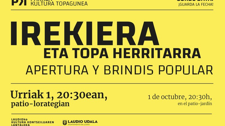 PARKEA Kultura Topaguneak ateak irekiko ditu urriaren 1ean, kulturaren eta sormenaren etapa berri bati hasiera emanez