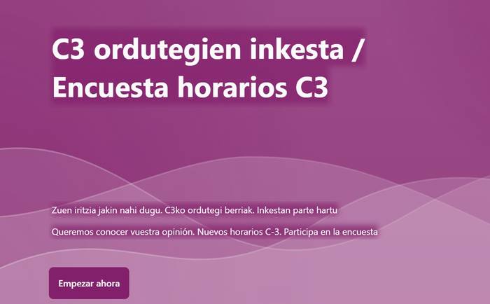 Aiarako Udalak sinadura bilketa egingo du bihar eta Renfek prestatutako inkesta betetzeko deia zabaldu du