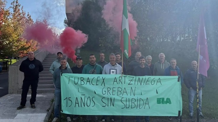 Hilabete daramate Tubacex Taylorreko langileek greba mugagabean, eta zuzendaritzak negoziatzeko asmorik gabe jarraitzen duela salatu dute