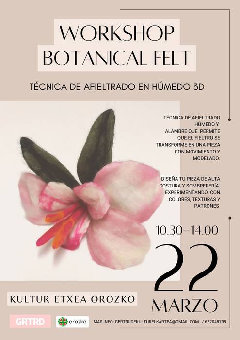 Workshop Botanical Felt