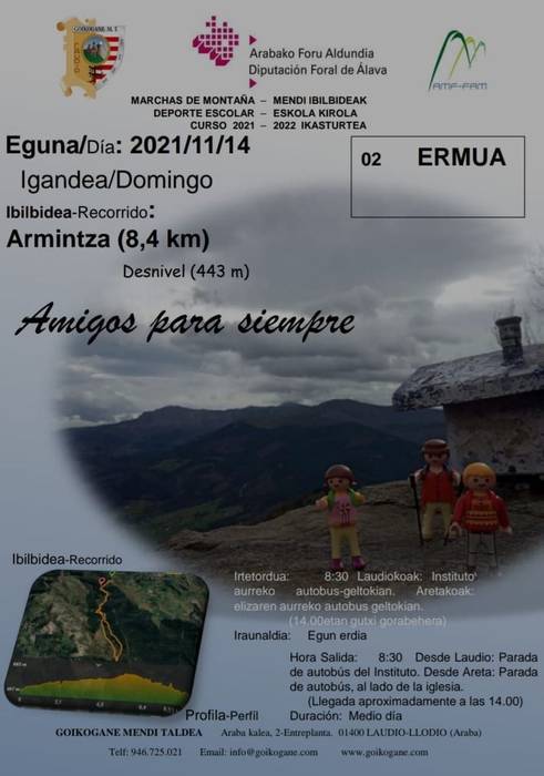 Eskola Kirola: Armintzara txangoa