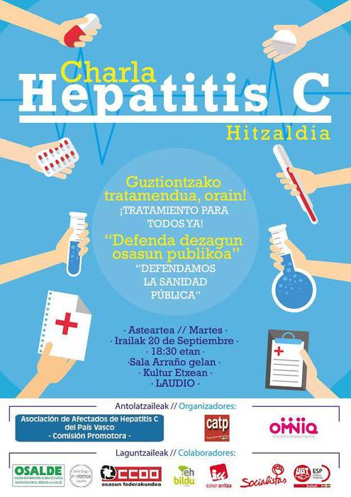 Hepatitis C-ari buruzko hitzaldia