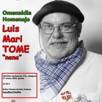 Luis Mari Tomeri omenaldia