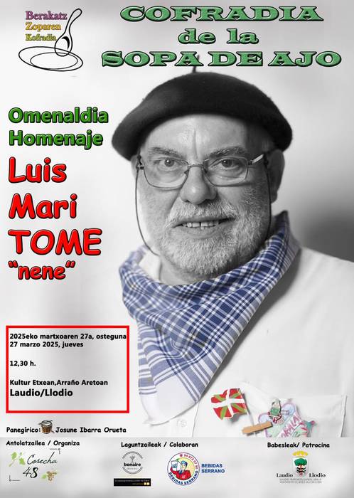 Luis Mari Tomeri omenaldia