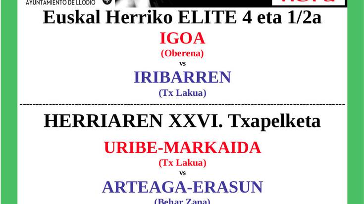 Euskal Herriko Elite 4 1/2 eta Herriaren Txapelketak