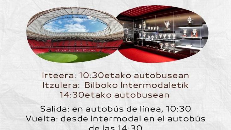 Athletic Club Museora eta San Mamesera bisita