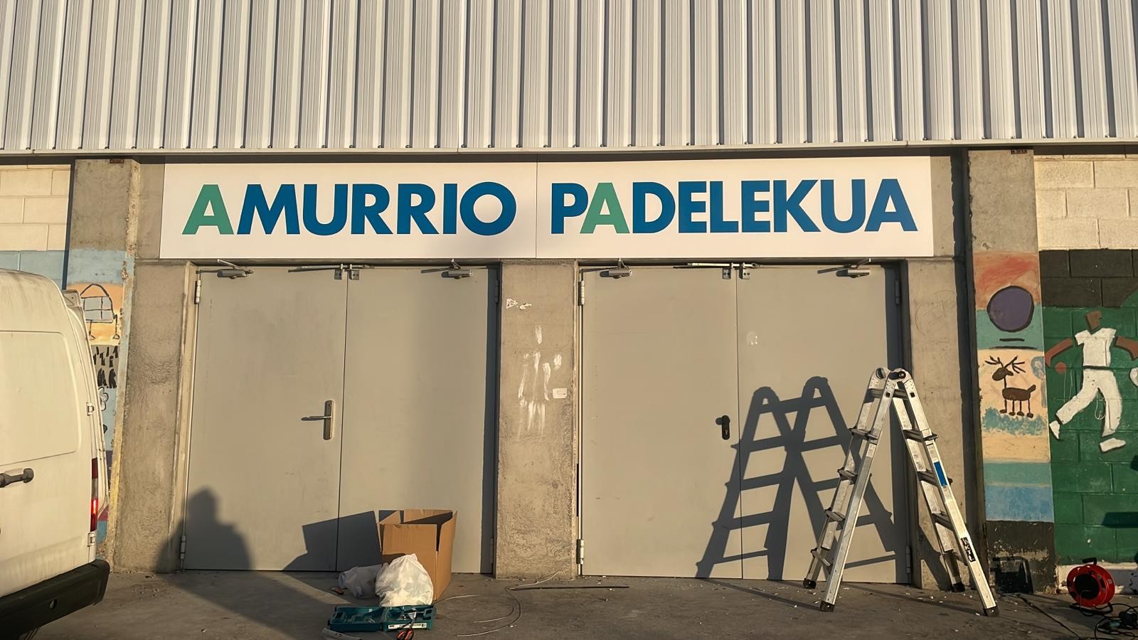 Amurriok padel pista berriak ditu eta abenduaren 11n jarriko dira martxan
