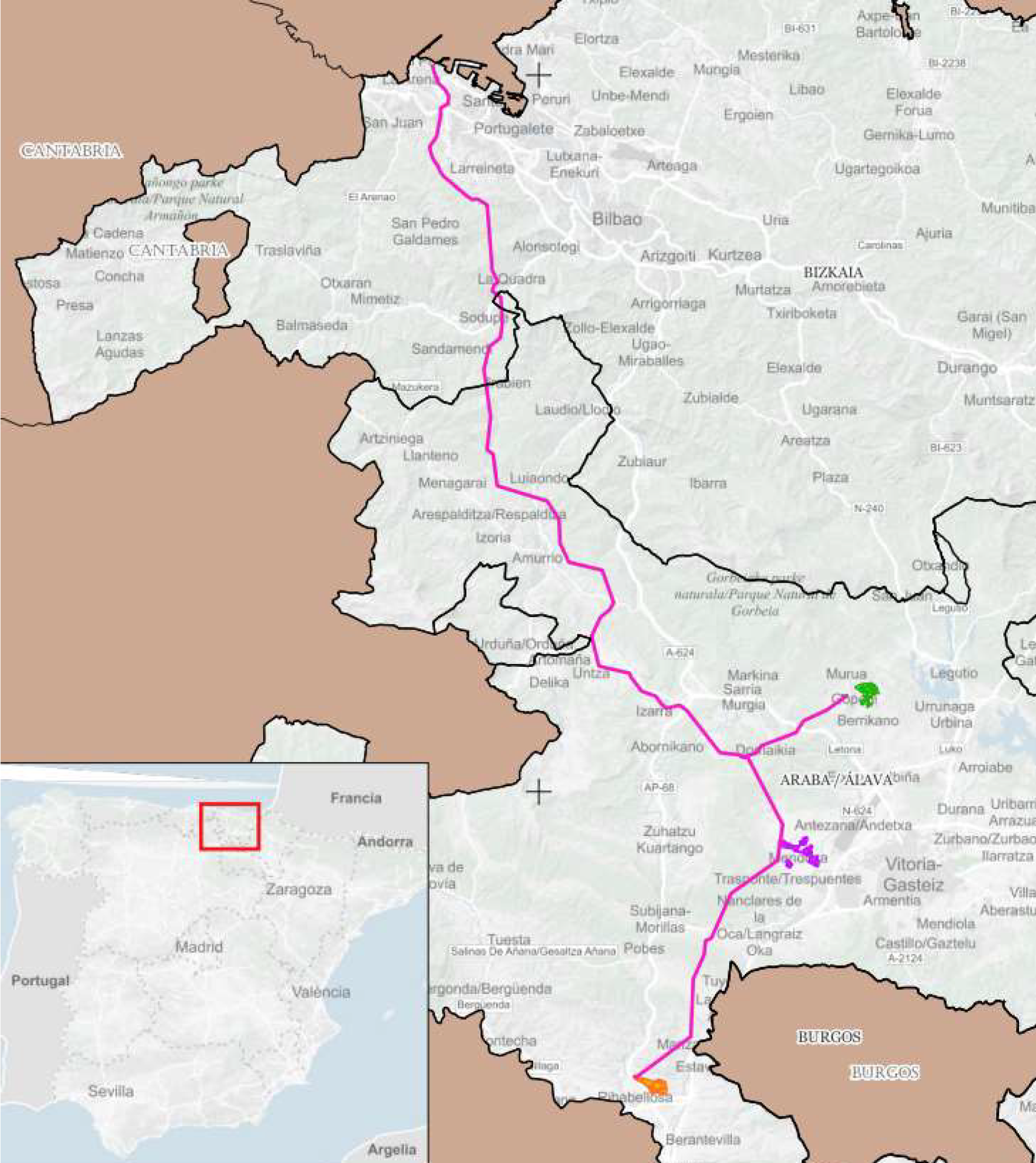 Aiaraldeko Mendiak Bizirik plataformak alegazioak sustatu ditu Solaria enpresaren goi-tentsioko linearen kontra