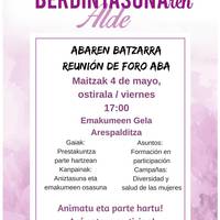 Aiara Berdintasunaren Alderen bilera