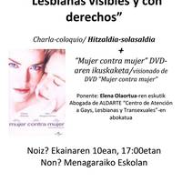 "Lesbianas visibles y con derechos"