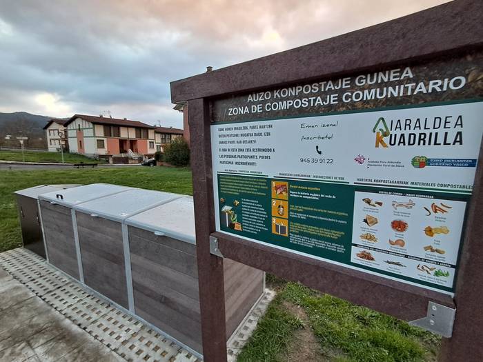 Konpostajea bultzatzeko, hondakinen tasan %15erainoko hobariak proposatu ditu EAJk Artziniegan