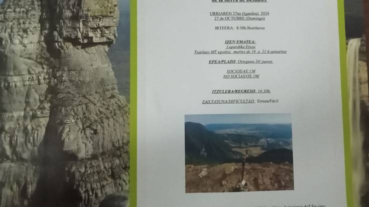 Recuenco mendira irteera