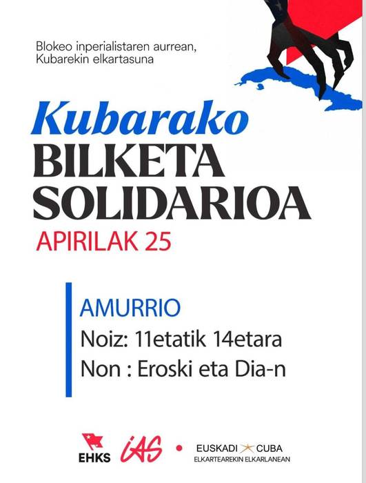 Kubarako bilketa solidarioa Amurrion