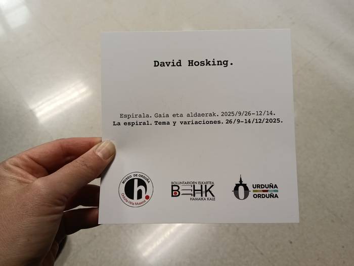 David Hoskingen erakusketati 17 1763920382073