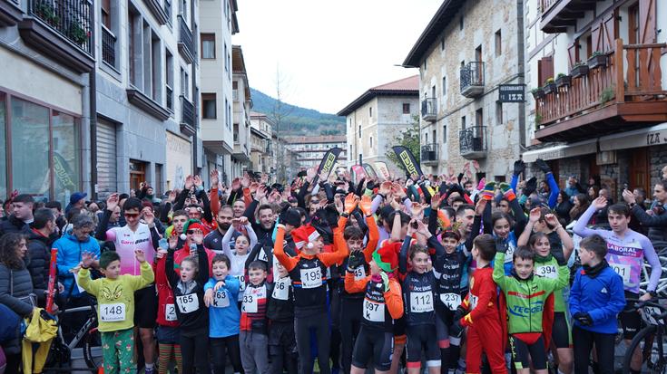 400 kirolarik parte hartu dute Orozkoko San Silvestre duatloian