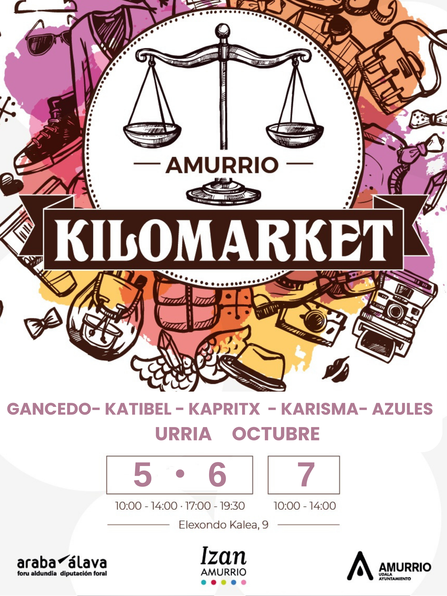 Amurrio 'Kilomarket' hartuko du hiru egunez, arropa kiloka saltzeko azoka