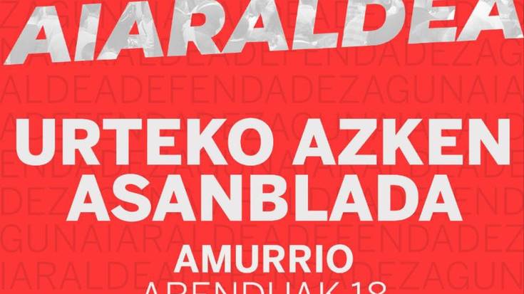 SOS Aiaraldearen urteko azken asanblada