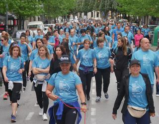 Maiatzaren 4an, bularreko minbizi metastasikoaren aurkako ibilbide solidarioa Laudio zeharkatuko du berriro