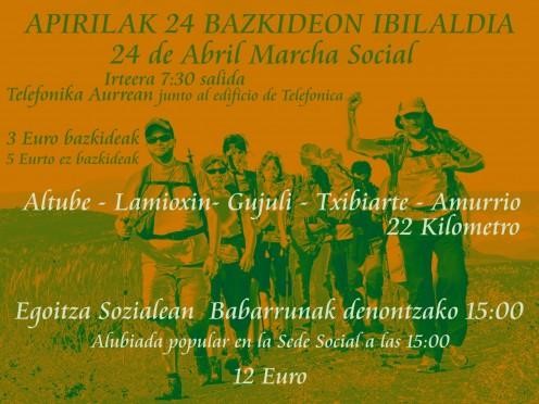 Larunbat honetan izango da Mendiko Lagunakek antolatutako mendi martxa