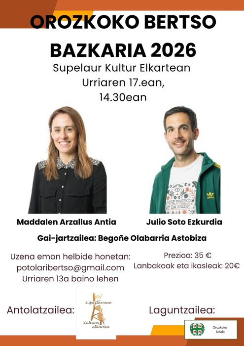Orozkoko bertso bazkaria