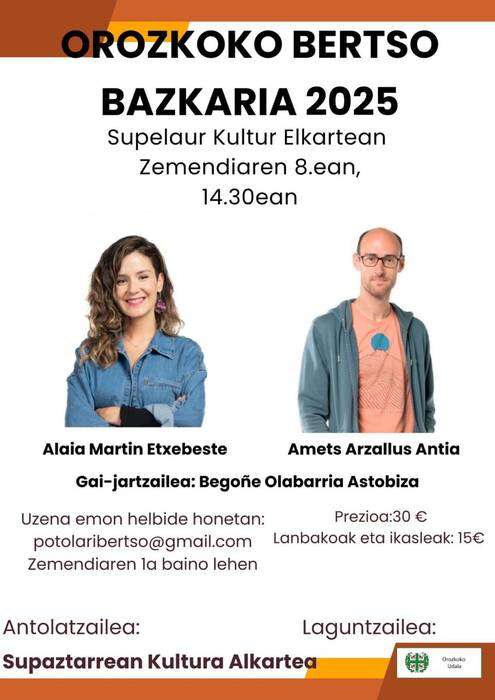 Orozkoko Bertso Bazkaria 2025