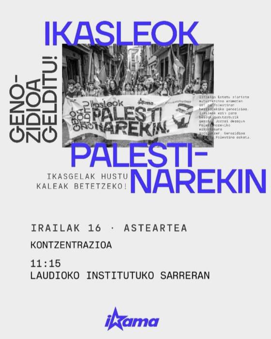 Palestinaren aldeko elkarretaratzea