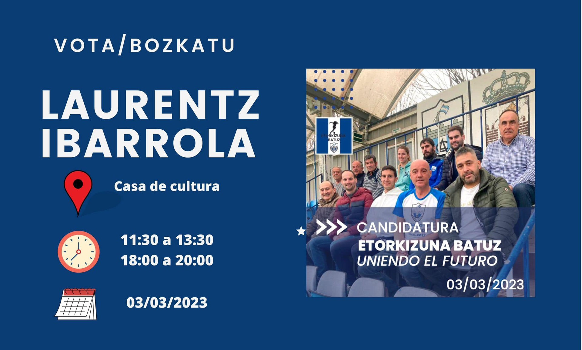 'Etorkizuna Batuz' hautagaitzak irabazi ditu Amurrio Clubeko hauteskundeak