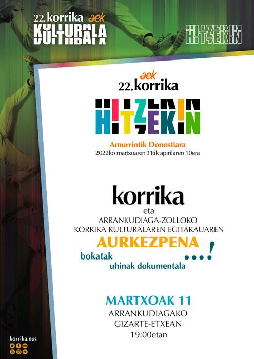 Korrika Kulturalaren aurkezpena