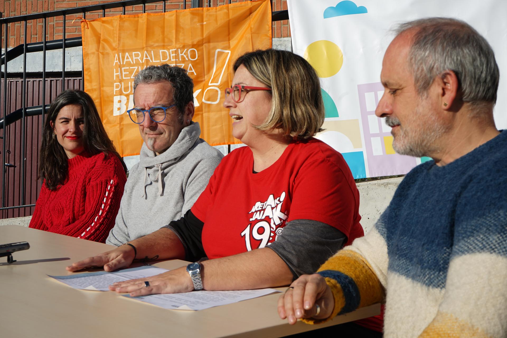 Areta Herri Eskolako 1975 eta 1983 urteen arteko ikasle eta irakasleak batu nahi dituzte gaur, dokumentala osatzeko