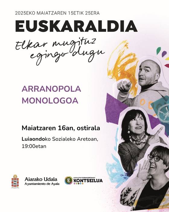 Euskaraldia Luiaondon: 'Arranopola' bakarrizketa