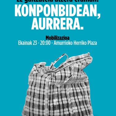 'Ez gaitzatela atzera eraman. Konponbidean, aurrera'