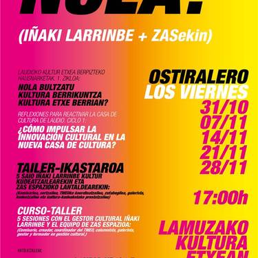 Nola bultzatu kultura berrikuntza Kultura Etxe berrian?