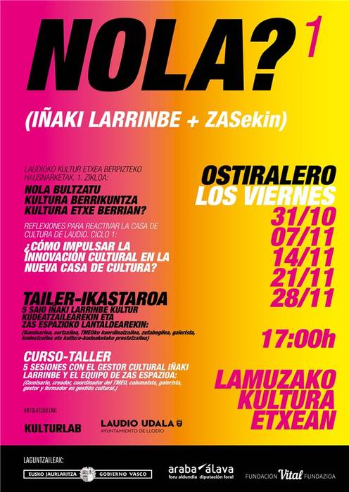 Nola bultzatu kultura berrikuntza Kultura Etxe berrian?