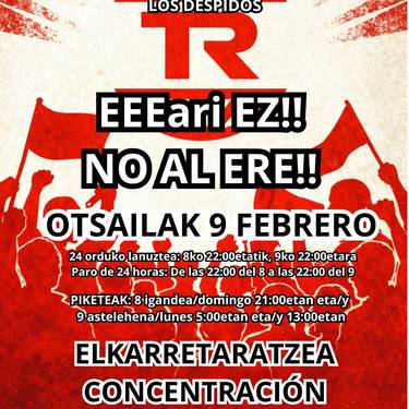 Piketeak eta elkarretaratzea Tubos Reunidosen