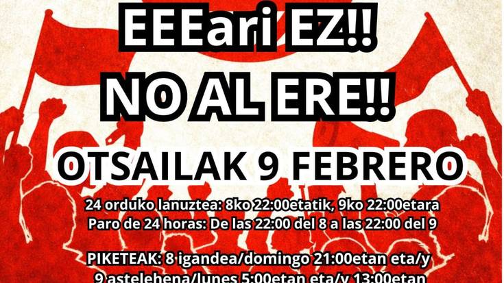 Piketeak eta elkarretaratzea Tubos Reunidosen