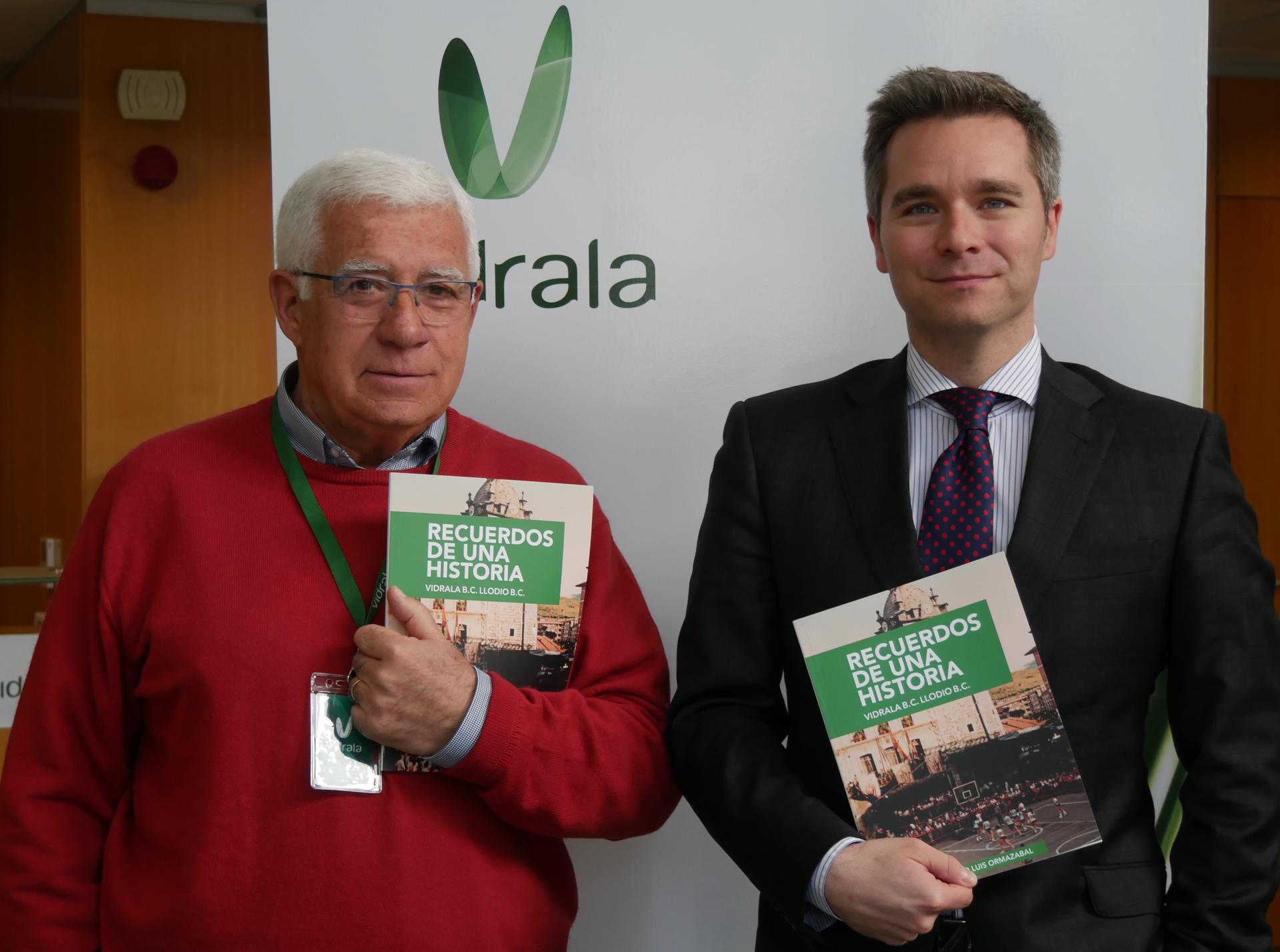 Vidrala-Llodio BC saskibaloi klubari buruzko liburua idatzi du Pedro Ormazabalek 