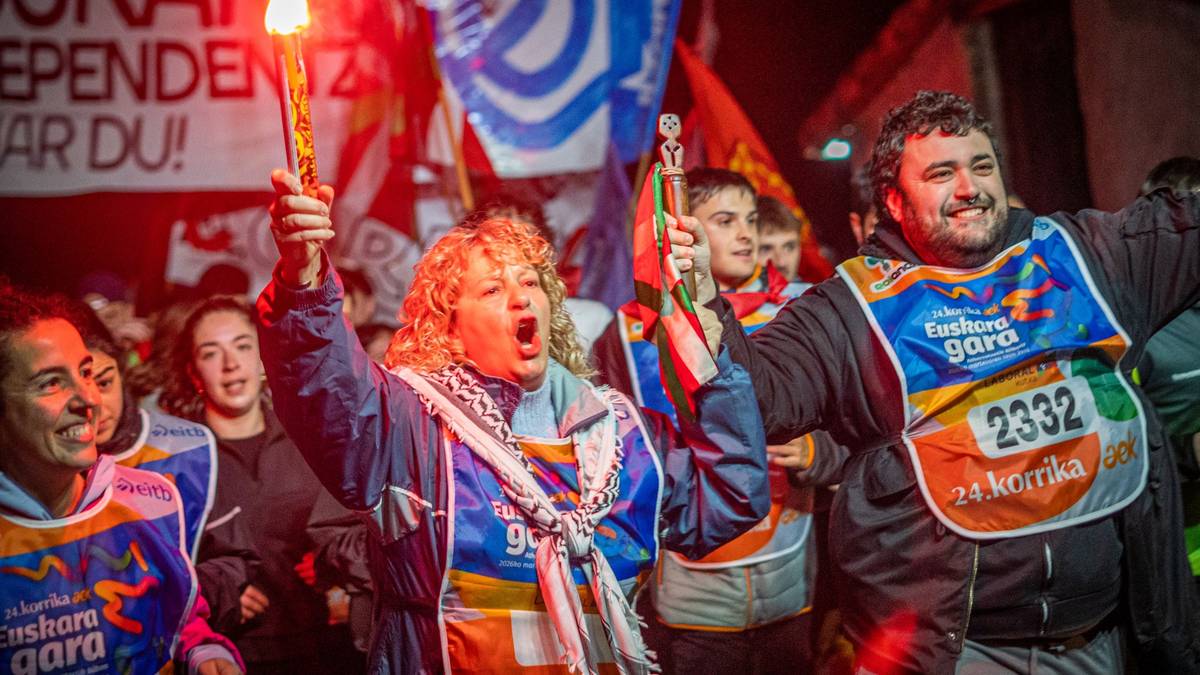 Burgosetik sartu da Korrika Artziniegara, Aiaraldeko ibilbideari hasiera emanez