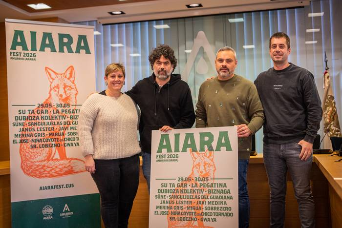 Su Ta Gar, Dubioza Kolektiv, La Pegatina eta Biznaga, Aiara Fest jaialdiaren bigarren edizioko kartelburu