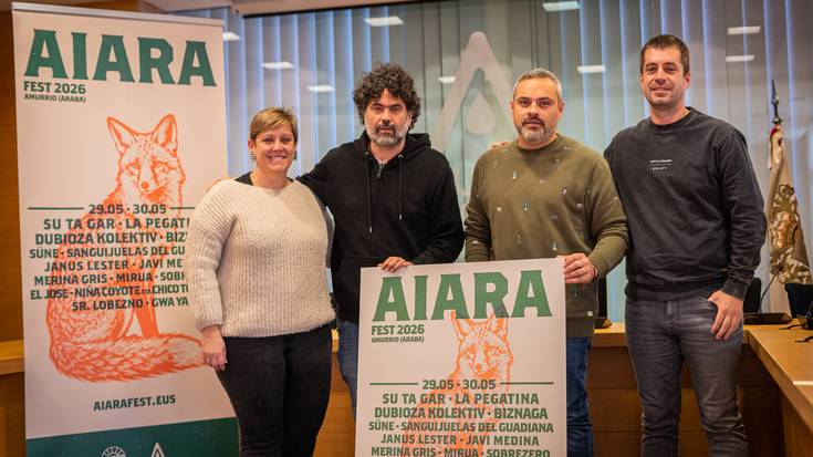 Su Ta Gar, Dubioza Kolektiv, La Pegatina eta Biznaga, Aiara Fest jaialdiaren bigarren edizioko kartelburu