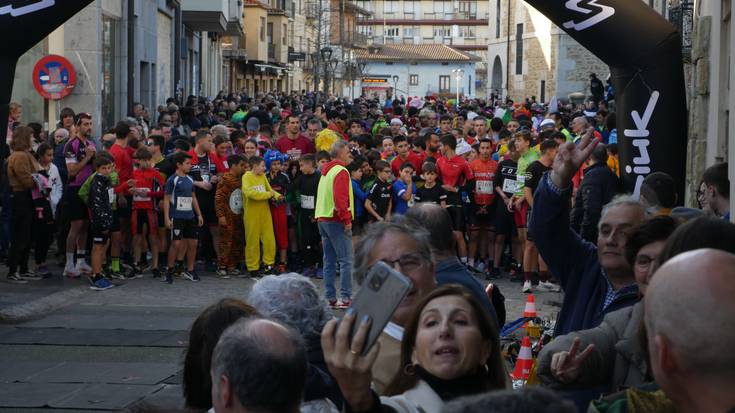 Mozorro zaparrada nagusi Orozkoko San Silvestre duatloian