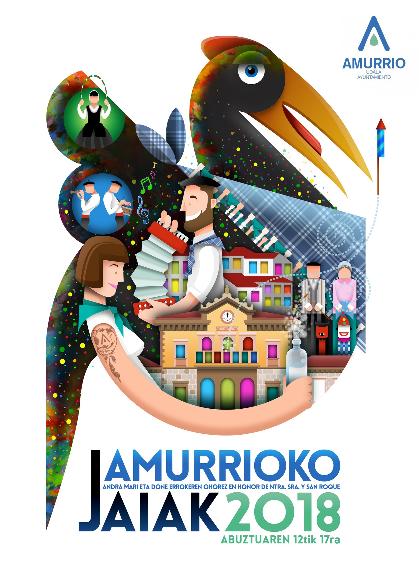 Amurrioko jaietako kartel lehiaketa, abian