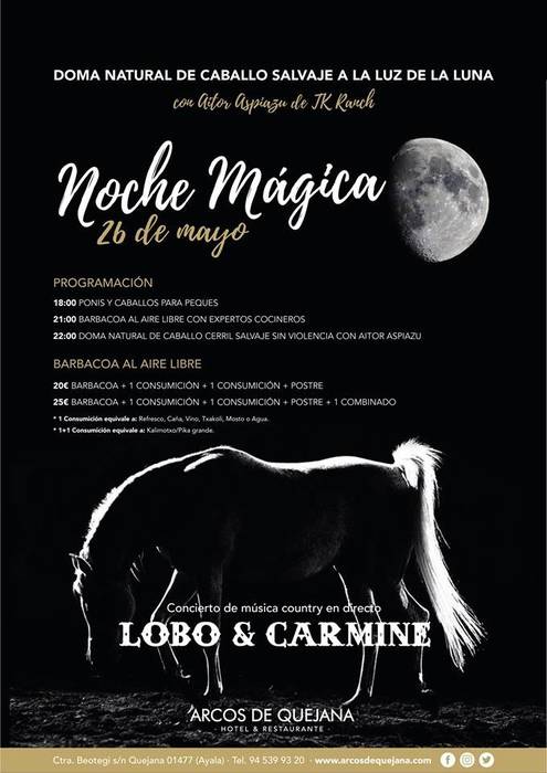 Gau Magikoa: Lobo and Carmine, ikuskizuna, barbakoa...