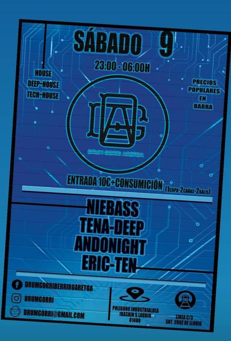 Niebass, Tena-Deep. Eric Ten, Andonight