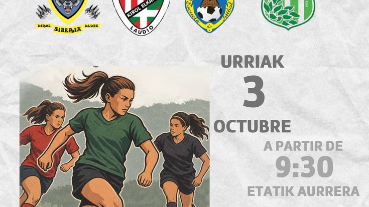Aiaraldeko Kuadrillak emakumezkoen kirola sustatzen du, Emakumezkoen II. Futbol Txapelketa antolatuta