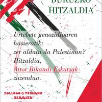 Palestinari buruzko hitzaldia