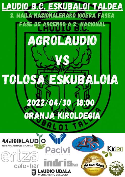 Laudio BC Agrolaudio-Tolosa Eskubaloia