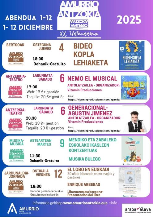 Mendiko eta Zabaleko ikastetxeetako ikasleen kontzertuak