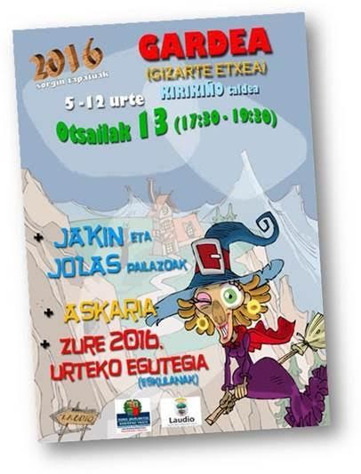 Jakin eta Jolas pailazoak eta askoz gehiago Gardean